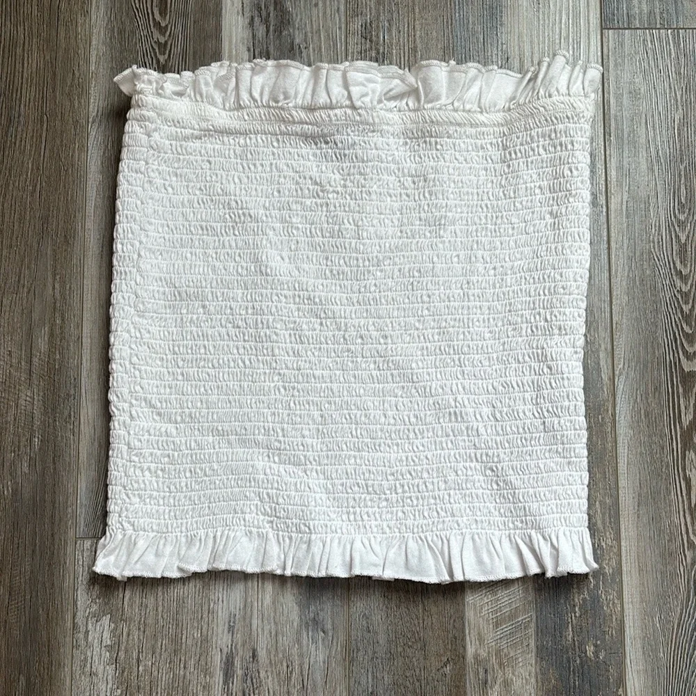 French Connection White Strapless Top Size Small NWT!! - Picture 1 of 4